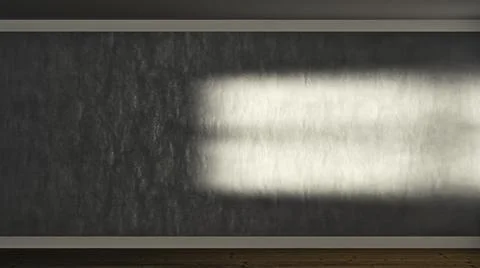 Background with sunlight falling on surface from window. Animation. Naturalistic Ilustración de archivo