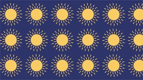 Background with suns. Stock Footage 265454087