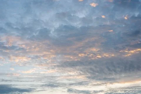 Background of sunset clouds on heaven Stock Photos