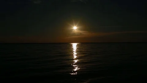 Background with sunset Stock Footage 79789892