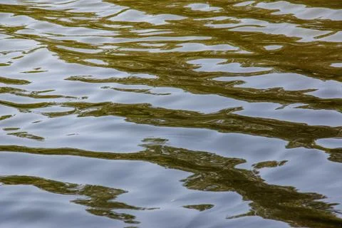 Background of the surface of the Dnieper River. River water in autumn in th.. Stock Photos