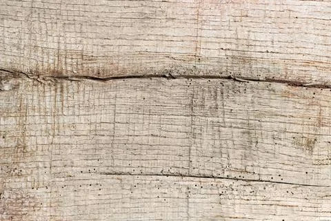 Background of surface of old decrepit cracked wooden plank Stock Photos