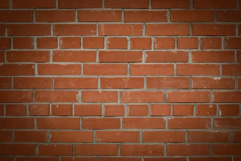 Background from the surface of the red brickwork Stock Photos