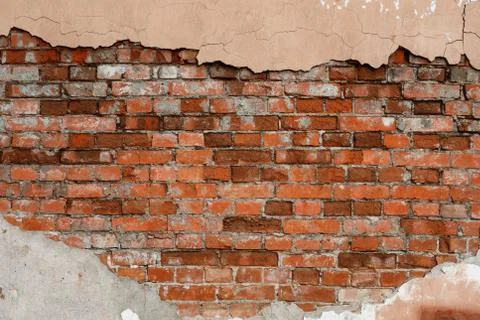 Background from the surface of the red brickwork Stock Photos