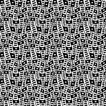 Background surface with repeating wave pattern, vector illustration Stock Illustration