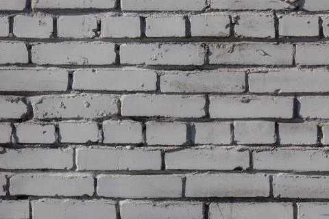 Background of surface of white brickwork Stock Photos