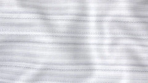 Background of swaying light gray fabric. 3d render Stock Footage 140079432