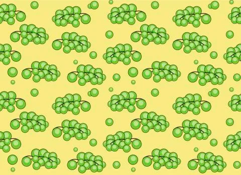 Background sweet style grapes Stock Illustration