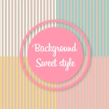Background sweet style vertical Stock Illustration