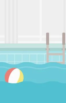 Background of swimming pool Stock Illustration