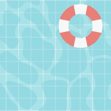 Background of swimming pool Stock Illustration