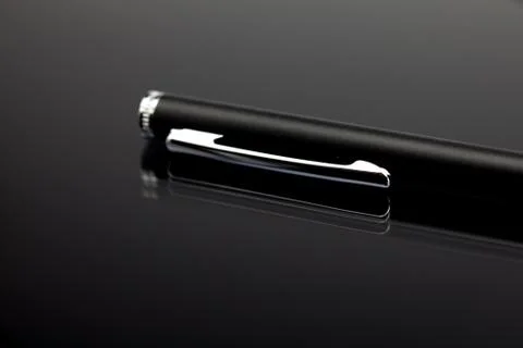 Background of the tablet and stylus Stock Photos