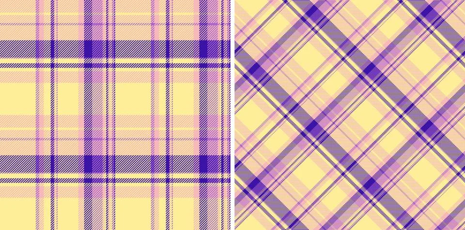 Background tartan texture of vector plaid seamless with a check textile fab.. Stock Illustration
