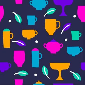 Background tea party Stock Illustration