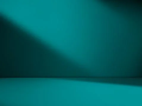 Background teal shadow floor studio room photo empty gradient leaf Floor Stock Illustration