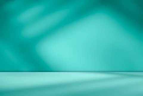 Background teal summer abstract shadow gradient room studio product floor Иллюстрация