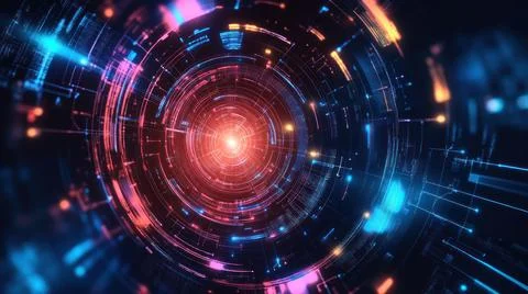 Background Tech Cyber Stock Photos