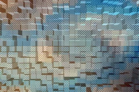 Background techno columns Stock Illustration