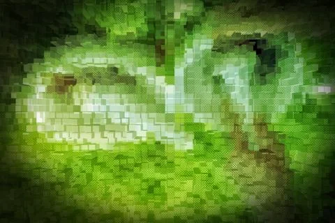 Background techno columns イラスト素材