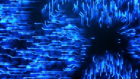 The background of the technological process of the computer system light blue Stock-Footage 191917865