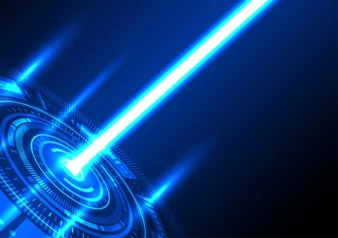 Background technology circle with a laser means technology processing infor.. 스톡 일러스트