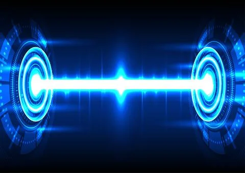 Background technology circle operation of the Internet network system sends.. Stockillustratie