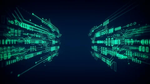 Background technology information abstract high tech Stock Footage 121502230