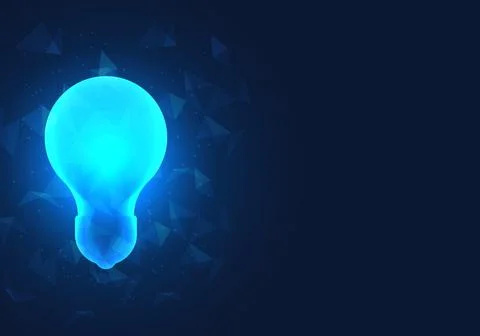 Background technology light bulb means coming up with creative ideas, start.. Stockillustratie