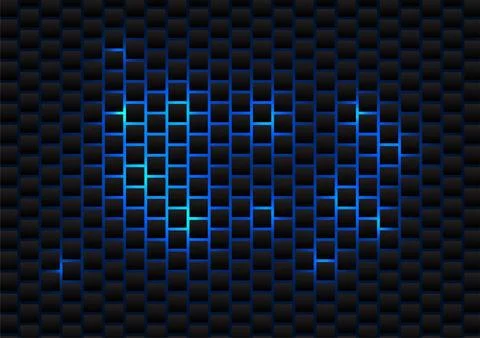 Background technology square Use geometric shapes to form a dark tone, form.. Stockillustratie
