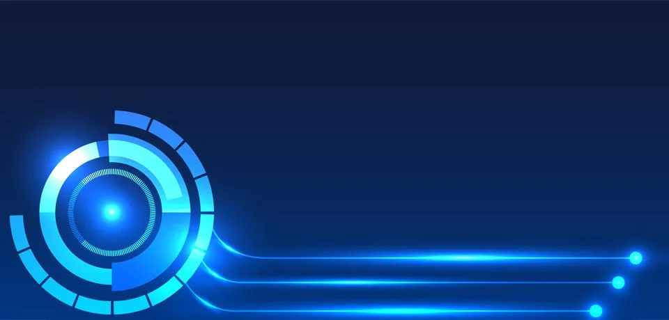 Background technology Technology circle 스톡 일러스트