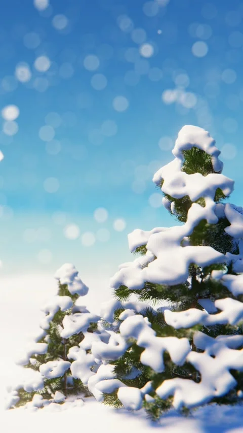 Background Template Design for Christmas and New Year. Vertical looped video Stock Footage 229460162