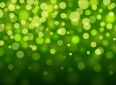 Background template design with green lights Stock Illustration