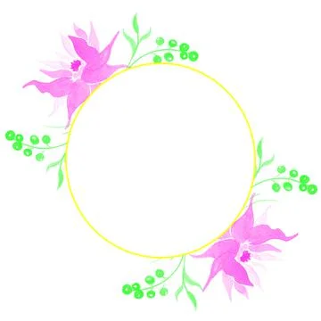 Background template pattern floral illustration abstract Stock Illustration