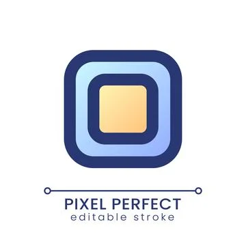 Background template pixel perfect gradient fill ui icon 스톡 일러스트