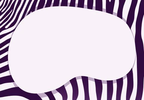 Background template with purple zebra patterns Illustrazione stock