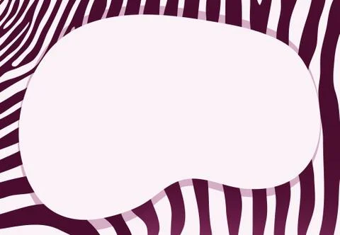 Background template with zebra patterns Stock Illustration