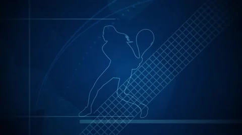 Background for tennis  studio Stock Footage 48028976