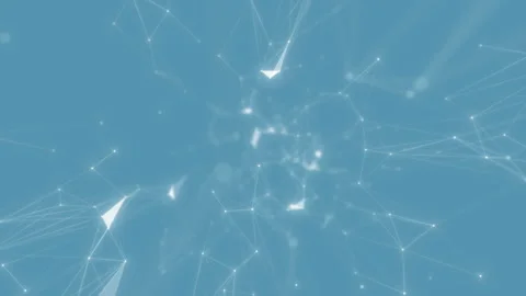 Background for text. Abstract sci-fi virtual space of luminous particles Stock Footage 113949812