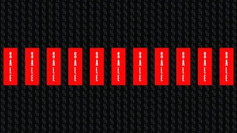 Background Text Animation With Sale Message Stock Footage 119512758