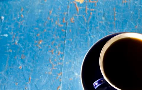 Background for text with a cup of coffee Stock Photos