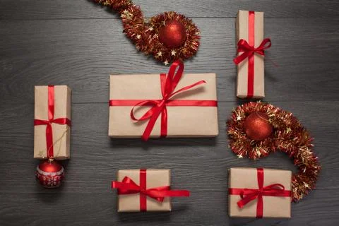 Background for text for new year or Christmas Stockfoto's