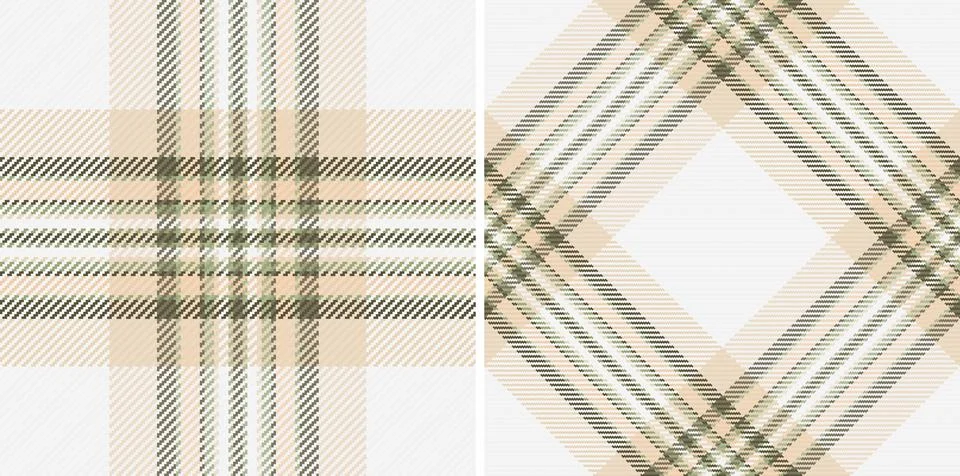 Background textile check of seamless vector fabric with a plaid texture pat.. Stock Illustration