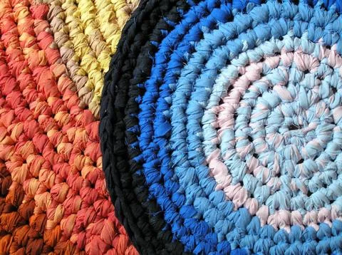 Background - textile - crochet Stock Photos