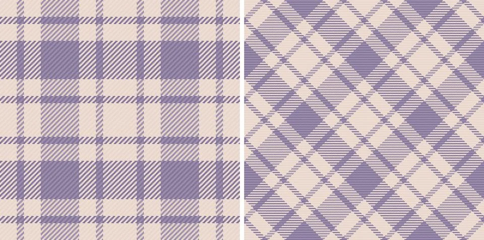 Background textile fabric of plaid pattern texture with a check tartan vect.. Illustrazione stock