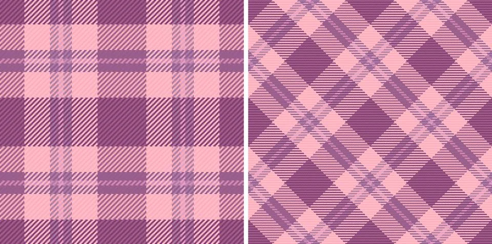 Background textile pattern of fabric vector seamless with a check plaid tex.. イラスト素材