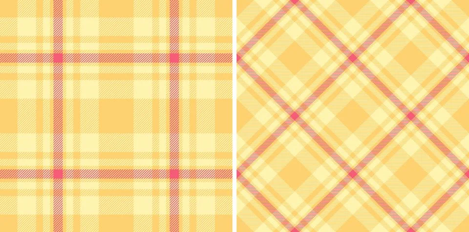 Background textile pattern of seamless fabric tartan with a vector check pl.. Stock Illustration