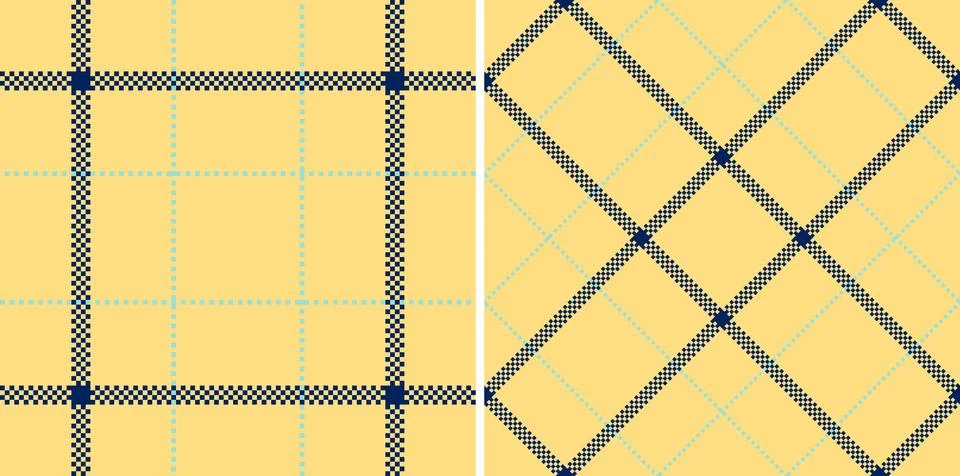 Background textile vector of seamless texture check with a plaid tartan pat.. Illustrazione stock