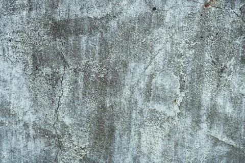 Background texture. Aged concrete surface with white paint residues. Top view Foto stock