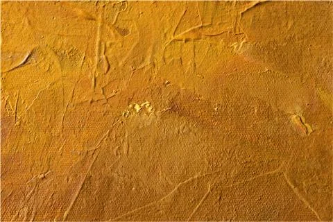 Background, texture, backdrop, hand-painted oil in warm orange tones with r.. Stock Photos