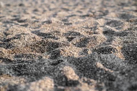 Background texture of beach sand with soft focus Stock Photos
